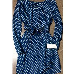 NWT! 375$ SHOSHANNA TIE WAIST SHIFT DRESS. SIZE 2